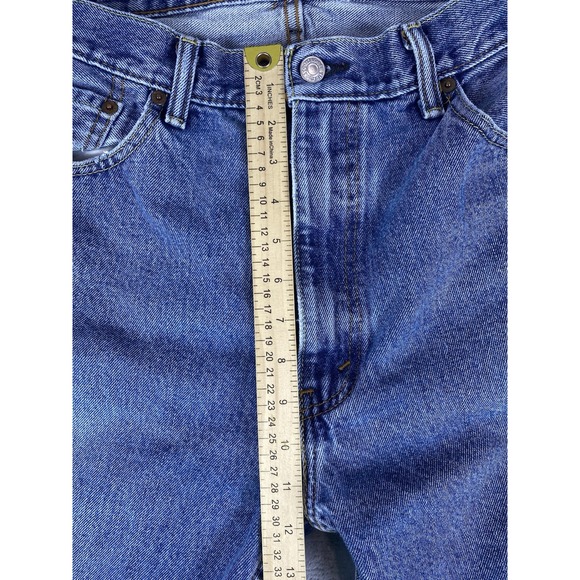 Levi's 505 Men's Jeans 38 x 30 Regular Fit Straight Leg Light Wash Stretch Pants - Picture 5 of 8